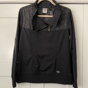 Harley Davidson 1/4 zip pull over